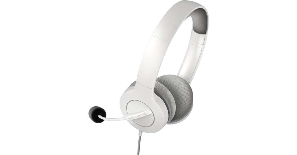 Energy Sistem Office 3 (452156) жични слушалки с микрофон, 3,5 mm и USB, бели | JAR Computers Energy Sistem Office 3 (452156) жични слушалки с микрофон, 3,5 mm и USB, бели