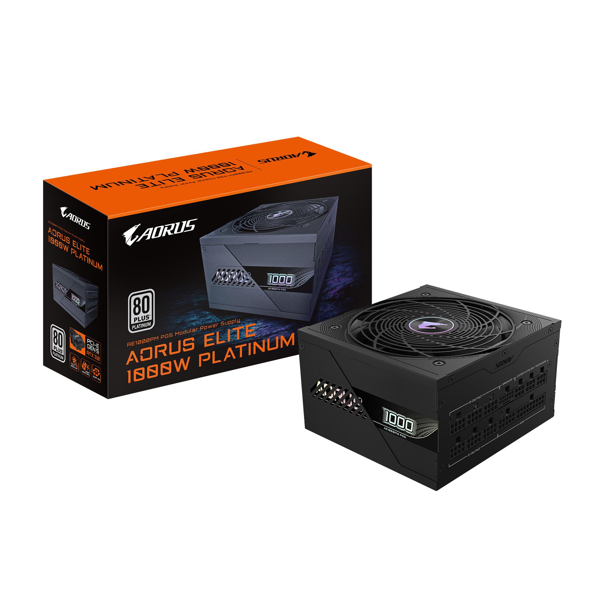 GIGABYTE AORUS ELITE P1000W захранващ блок 1000 W 20+4 pin ATX ATX Черен | JAR Computers GIGABYTE AORUS ELITE P1000W захранващ блок 1000 W 20+4 pin ATX ATX Черен