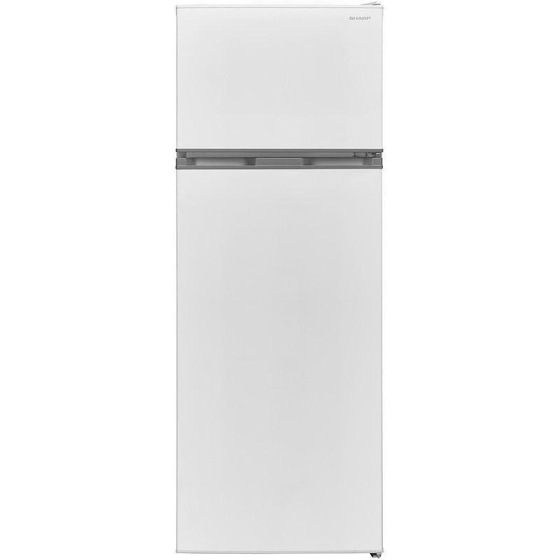 Хладилник с горна камера Sharp SJ-FTB01ITXWE , 213 l, E , Бял , Статична