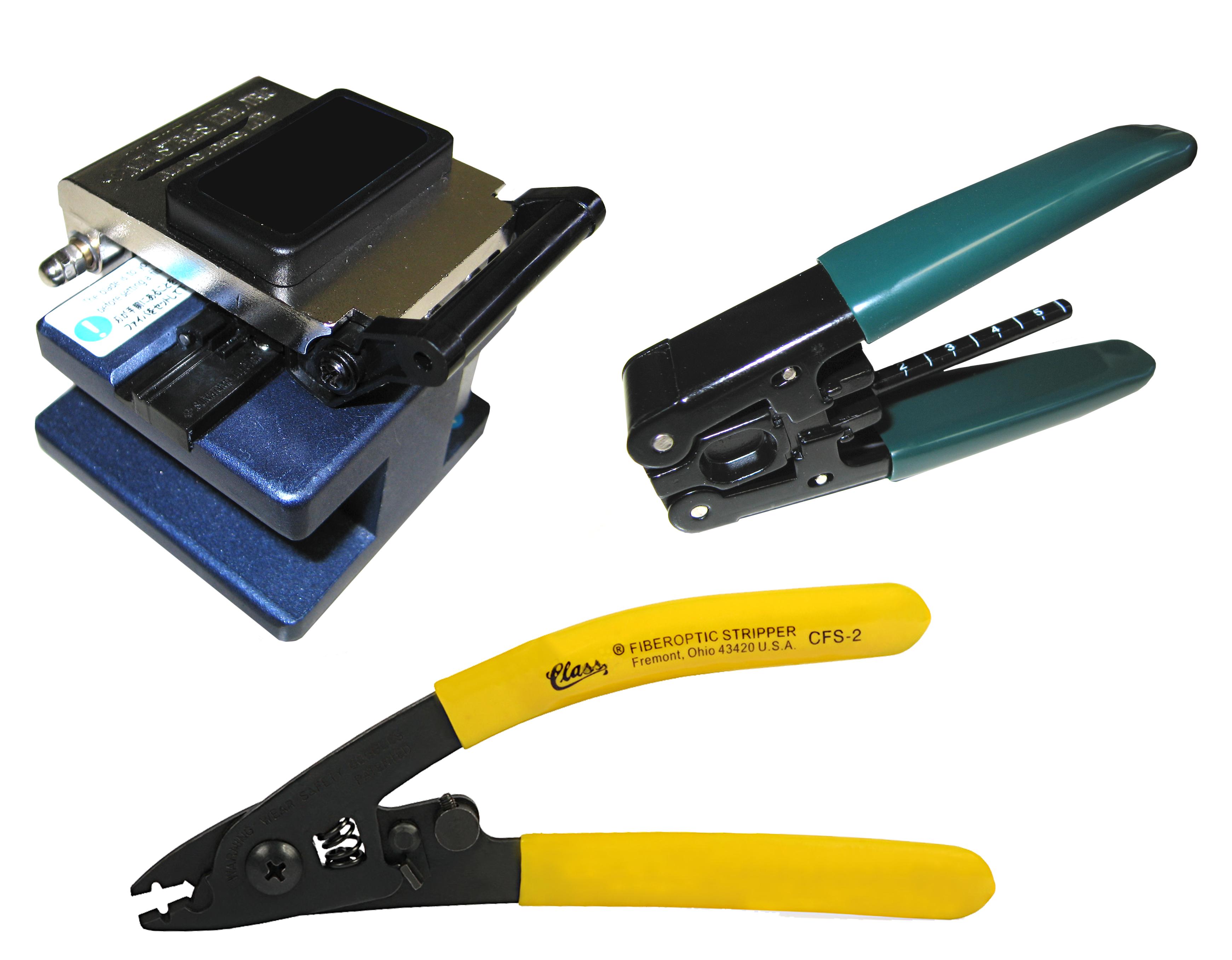 Комплект инструменти за работа с FTTH оптични кабели | JAR Computers Комплект инструменти за работа с FTTH оптични кабели