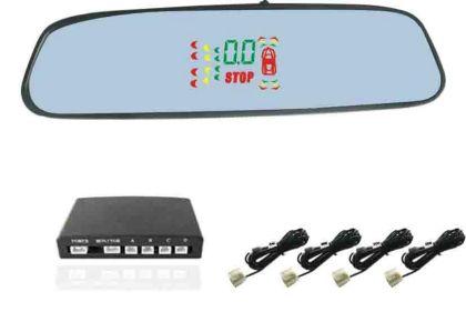 Парктроник с огледало за задно виждане - 4 сензора безжичен | JAR Computers Парктроник с огледало за задно виждане - 4 сензора безжичен