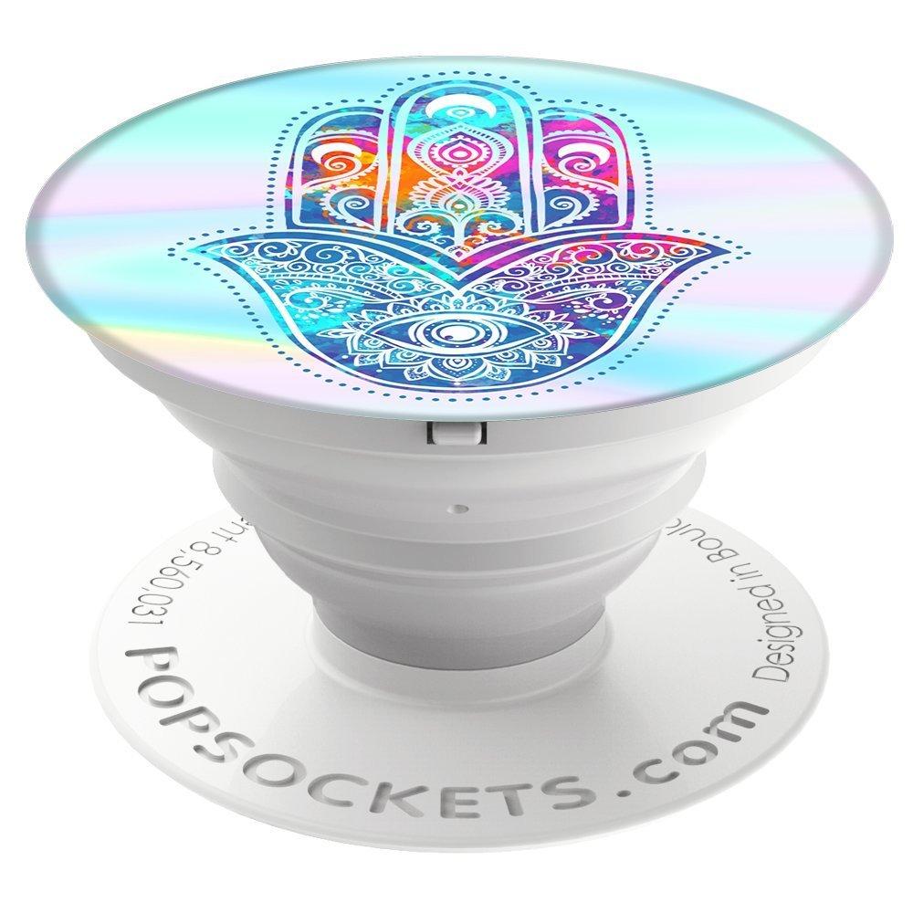 Поставка и аксесоар против изпускане на вашия смартфон - Popsockets Hippie Hamsa (син) | JAR Computers Поставка и аксесоар против изпускане на вашия смартфон - Popsockets Hippie Hamsa (син)