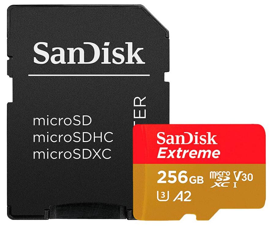 SanDisk Extreme PLUS 256 GB MicroSDXC Клас 10