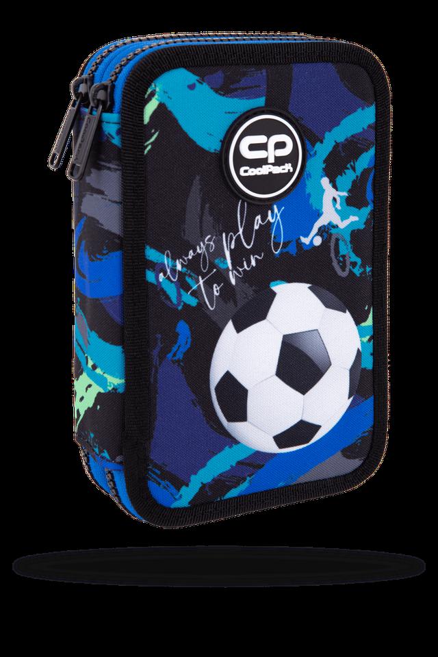 Ученически несесер с пособия COOLPACK - JUMPER 2 - FOOTBALL NAVY
