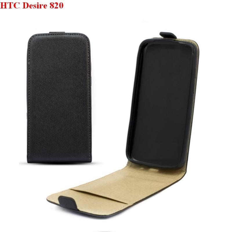 Вертикален кожен калъф с джоб за HTC Desire 820 - Leather Pocket Flip Case (черен) | JAR Computers Вертикален кожен калъф с джоб за HTC Desire 820 - Leather Pocket Flip Case (черен)