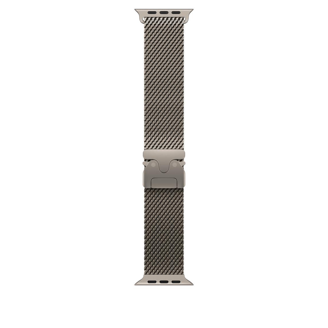 Apple Watch 49mm Milanese Loop: Natural Titanium Milanese Loop - Small | JAR Computers Apple Watch 49mm Milanese Loop: Natural Titanium Milanese Loop - Small
