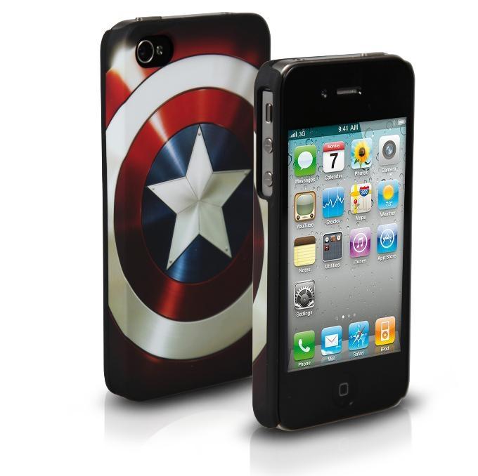 Дизайнерски кейс за iPhone 4/4S - Marvel Captain America Shield | JAR Computers Дизайнерски кейс за iPhone 4/4S - Marvel Captain America Shield