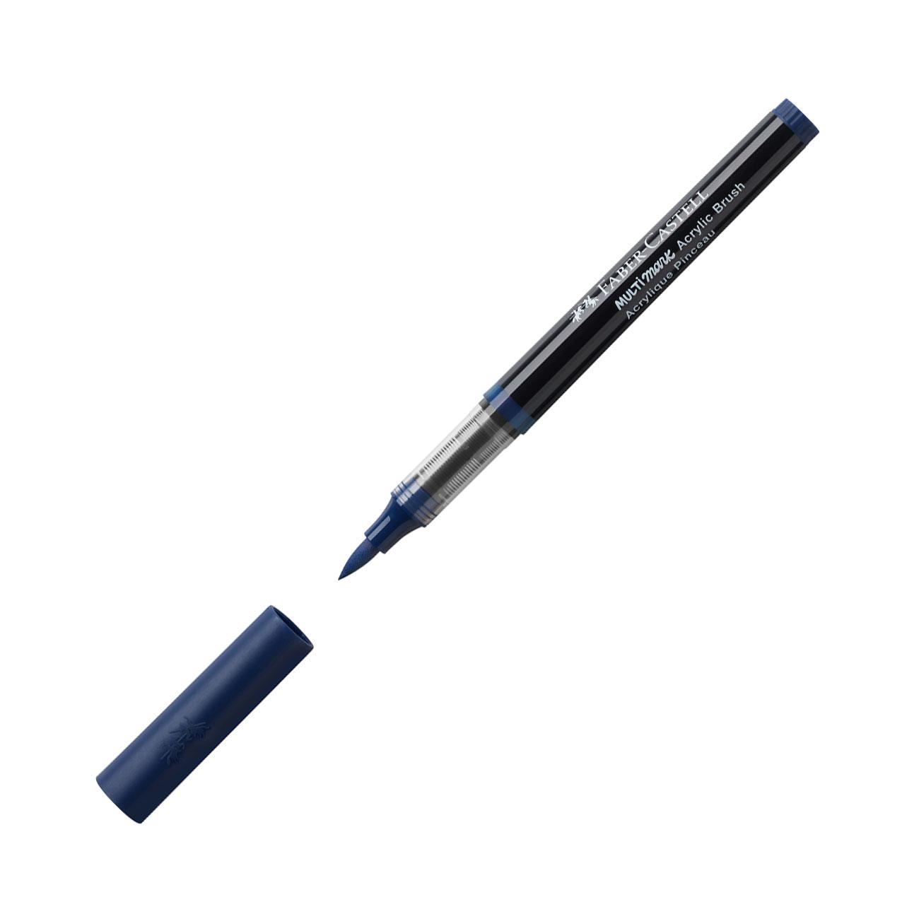 Faber-Castell Маркер-четка Multimark, акрилен, индиго