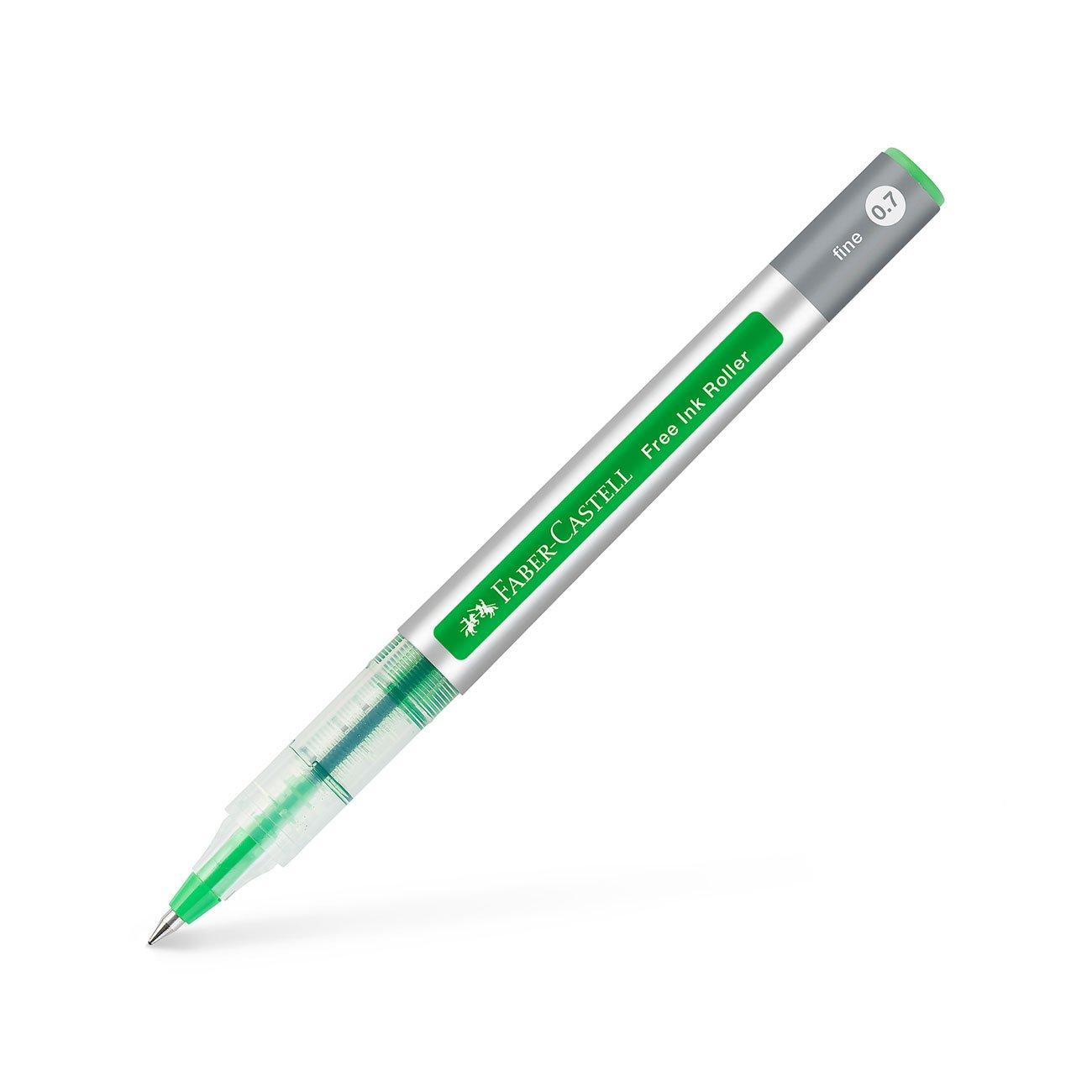Faber-Castell Ролер Free Ink, 0.7 mm, светлозелен