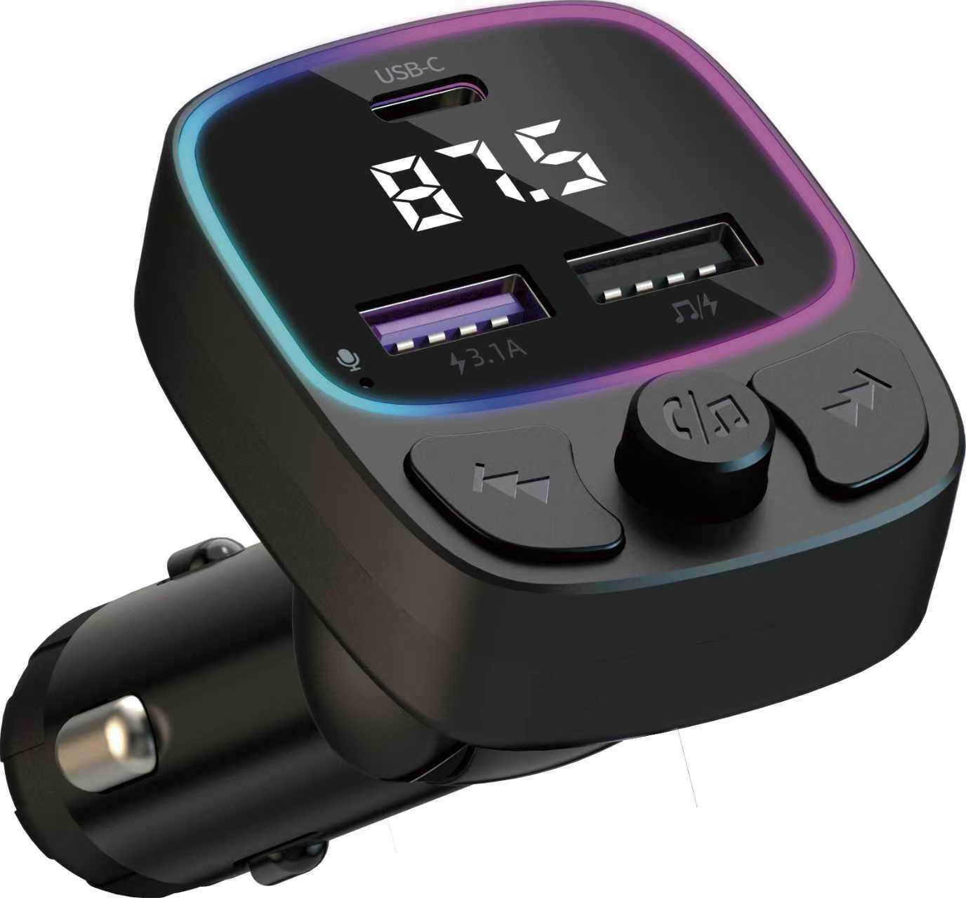 FM Трансмитер Bluetooth C47 - 3.1A | JAR Computers FM Трансмитер Bluetooth C47 - 3.1A