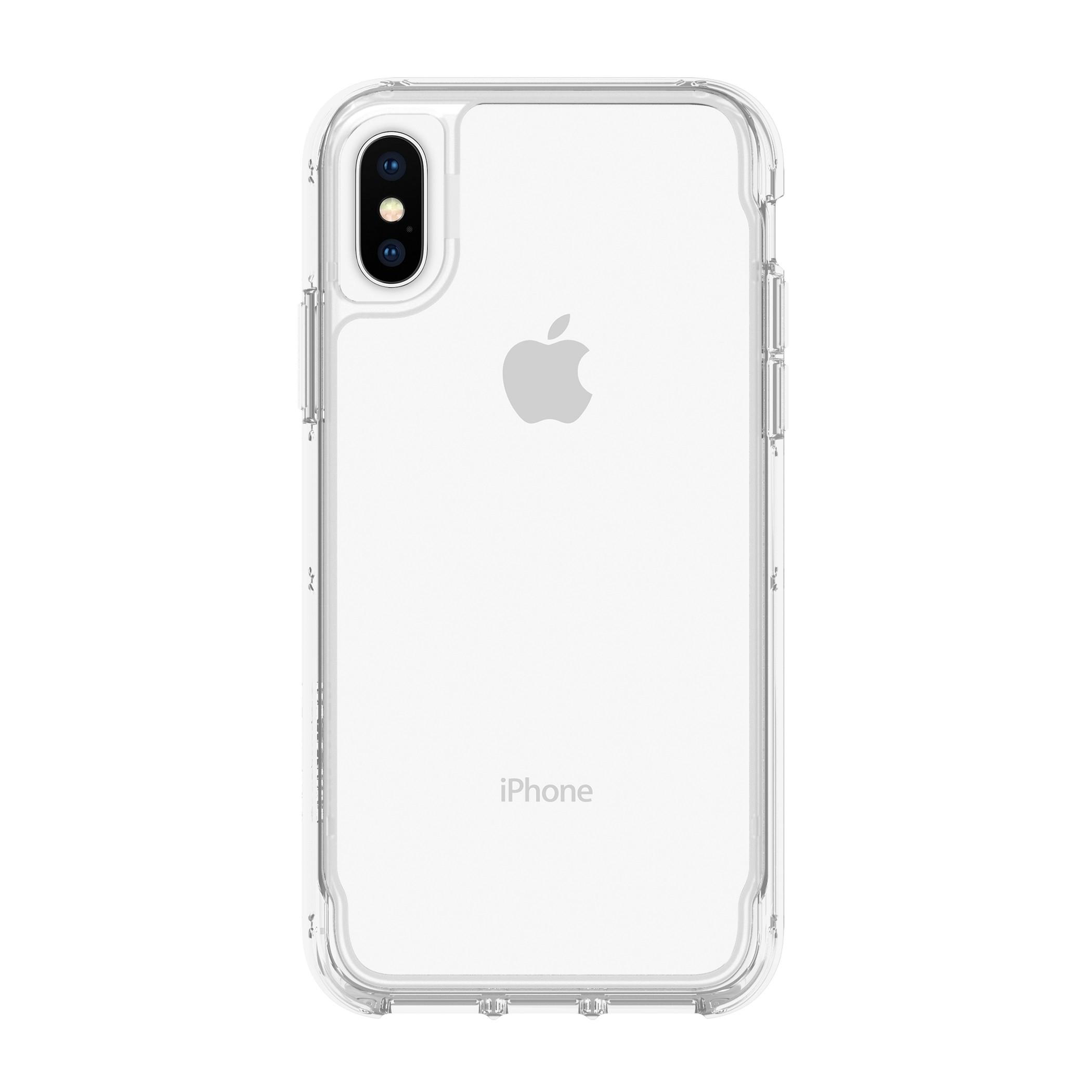Хибриден удароустойчив кейс за iPhone XS, iPhone X - Griffin Survivor Clear Case (прозрачен) | JAR Computers Хибриден удароустойчив кейс за iPhone XS, iPhone X - Griffin Survivor Clear Case (прозрачен)