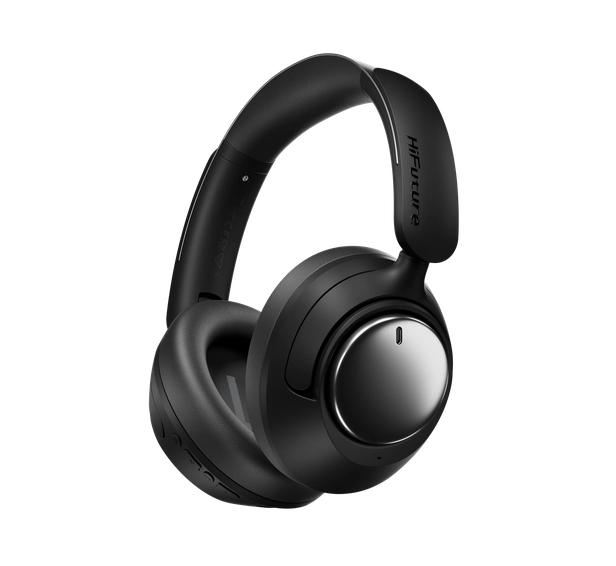 HiFuture TOUR MkII Black, Hybrid Active Noise Canceling, 40Hours Playtime, Memory Protein Foam Cover, Metallic Headband, Wireless 5.4, AUX Cable | JAR Computers HiFuture TOUR MkII Black, Hybrid Active Noise Canceling, 40Hours Playtime, Memory Protein Foam Cover, Metallic Headband, Wireless 5.4, AUX Cable