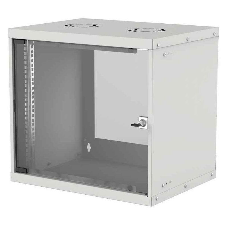 INTELLINET 714167 :: Комуникационен шкаф 19" Basic Line Flat pack 9U, D=400, сив | JAR Computers INTELLINET 714167 :: Комуникационен шкаф 19" Basic Line Flat pack 9U, D=400, сив