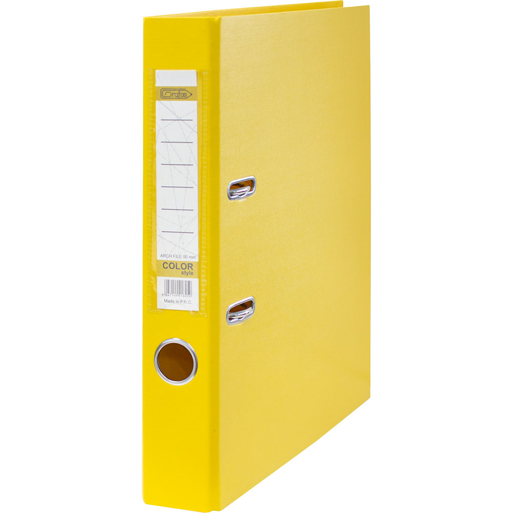 Класьор GRAFOS COLOR PP A4 5см жълт | JAR Computers Класьор GRAFOS COLOR PP A4 5см жълт