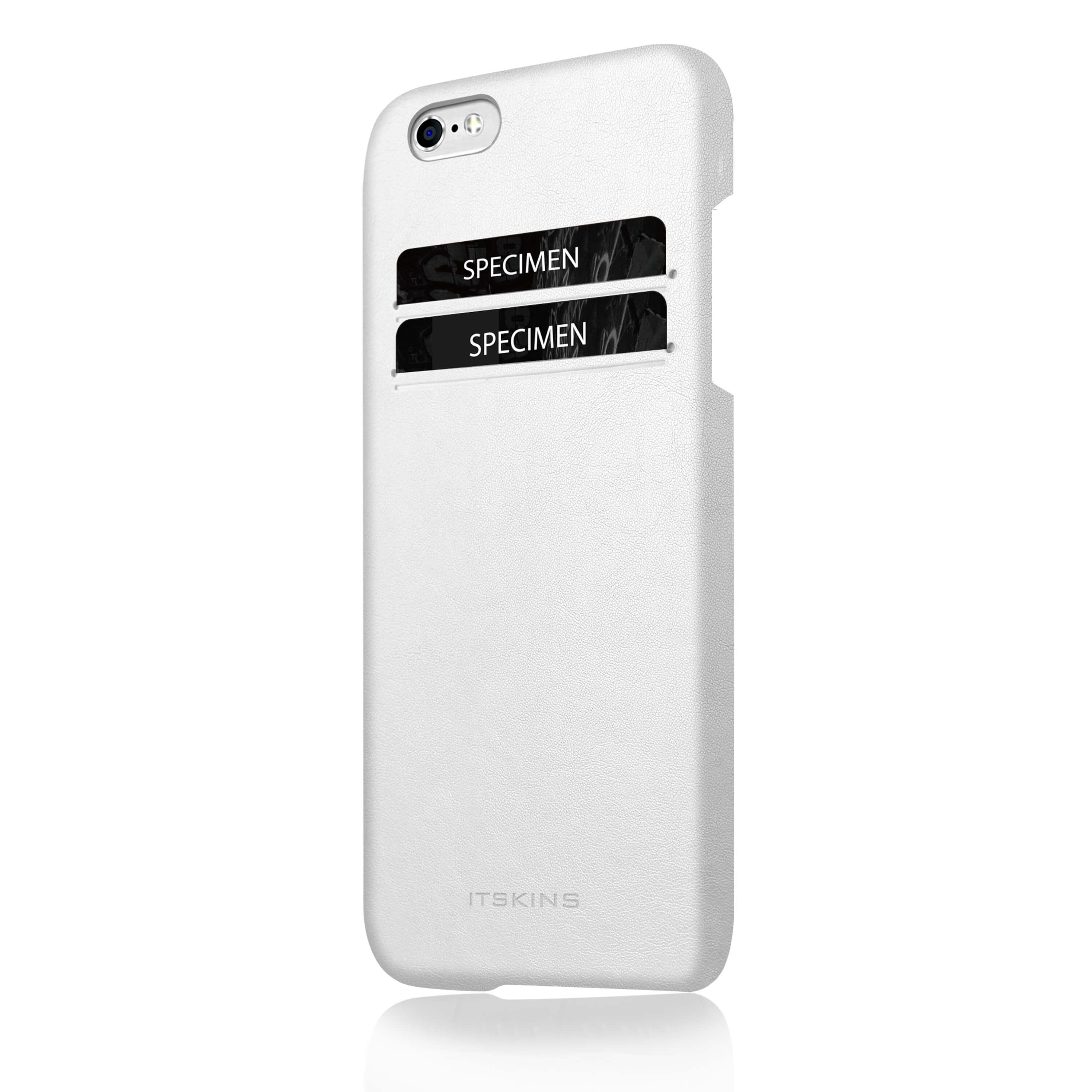 Кожен кейс с джобове за карти за iPhone 6, iPhone 6S - Itskins Corsa Leather Case (бял) | JAR Computers Кожен кейс с джобове за карти за iPhone 6, iPhone 6S - Itskins Corsa Leather Case (бял)