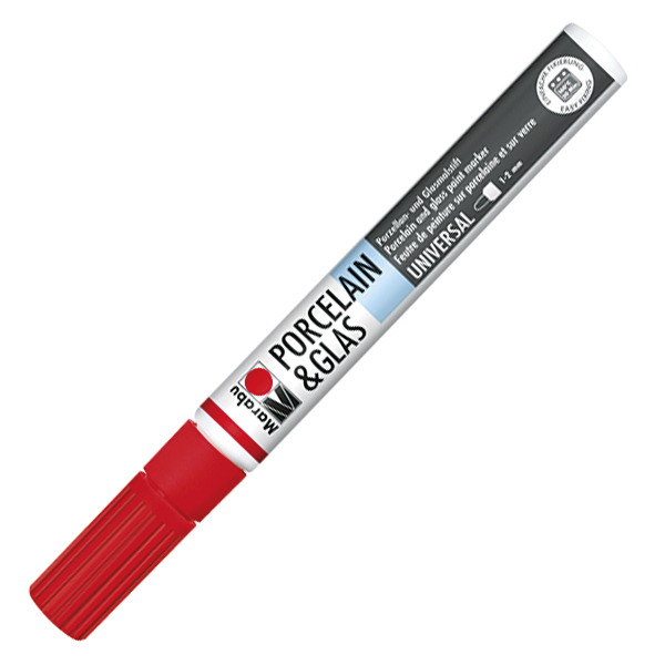 Marabu Маркер за порцелан, 1-2 mm, 125, череша | JAR Computers Marabu Маркер за порцелан, 1-2 mm, 125, череша