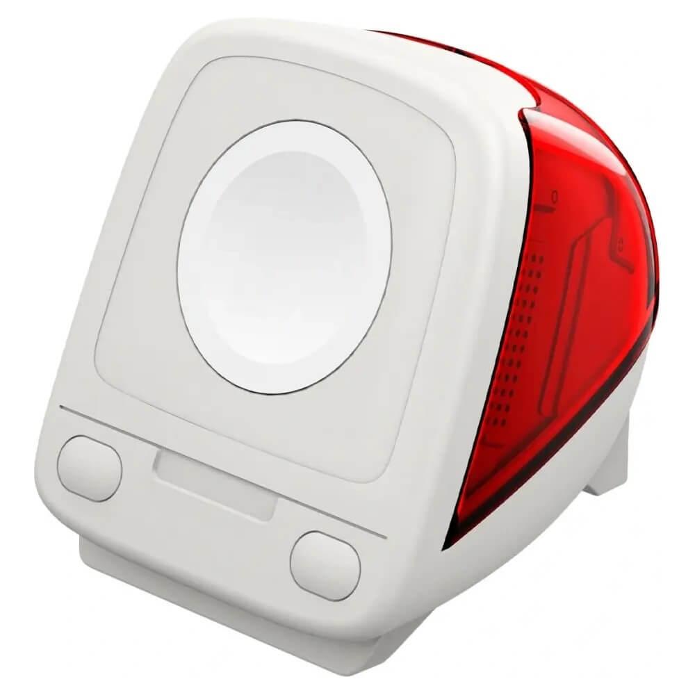 Силиконова винтидж поставка с формата на iMac G3 за Apple Watch 42мм, 44мм, 45мм, 46мм, Ultra 49мм - Spigen Classic C1 Apple Watch Silicone Stand (червен) | JAR Computers Силиконова винтидж поставка с формата на iMac G3 за Apple Watch 42мм, 44мм, 45мм, 46мм, Ultra 49мм - Spigen Classic C1 Apple Watch Silicone Stand (червен)