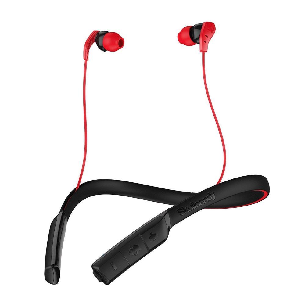 Спортни водоустойчиви безжични слушалки с микрофон за смартфони - Skullcandy Method Wireless Earphones (червен) | JAR Computers Спортни водоустойчиви безжични слушалки с микрофон за смартфони - Skullcandy Method Wireless Earphones (червен)