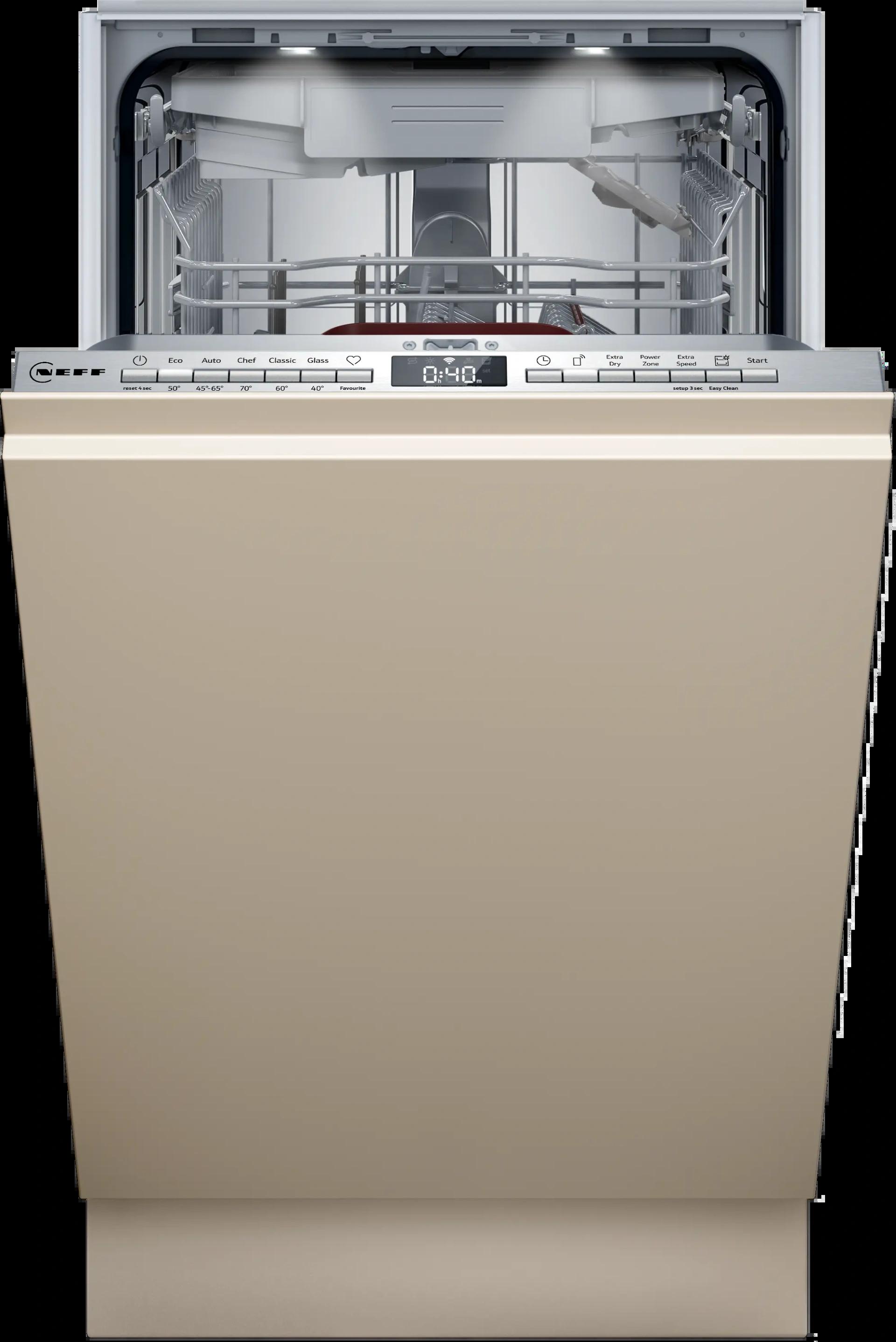 Съдомиялна машина за вграждане NEFF S855EMX34E , 10 комплекта, B