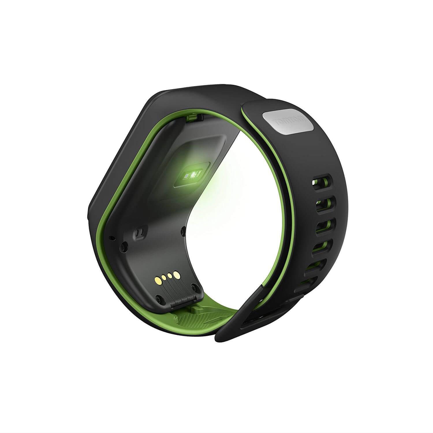 TomTom Runner 3 Cardio Small Strap - GPS смарт часовник с вграден пулсомер за следене на дневната и нощна активност (черен-зелен) | JAR Computers TomTom Runner 3 Cardio Small Strap - GPS смарт часовник с вграден пулсомер за следене на дневната и нощна активност (черен-зелен)