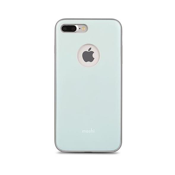 Тънък удароустойчив хибриден кейс за iPhone 8 Plus, iPhone 7 Plus - Moshi iGlaze Case (син) | JAR Computers Тънък удароустойчив хибриден кейс за iPhone 8 Plus, iPhone 7 Plus - Moshi iGlaze Case (син)
