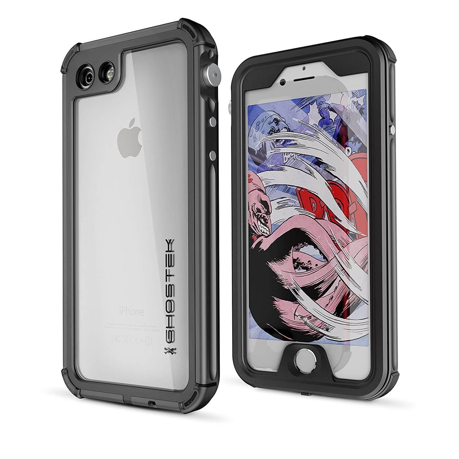 Ударо и водоустойчив кейс за iPhone 8, iPhone 7 - Ghostek Atomic 3 Waterproof Case (черен) | JAR Computers Ударо и водоустойчив кейс за iPhone 8, iPhone 7 - Ghostek Atomic 3 Waterproof Case (черен)