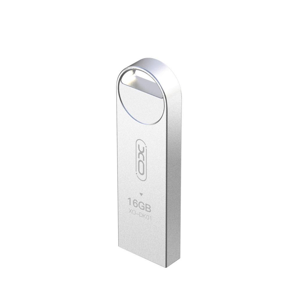 XO Flash Drive DK01 16GB, USB 2.0 /сребриста/ | JAR Computers XO Flash Drive DK01 16GB, USB 2.0 /сребриста/