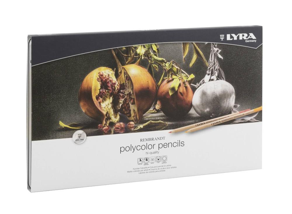Цветни моливи LYRA Rembrandt Polycolor, метална кутия, 36 цвята | JAR Computers Цветни моливи LYRA Rembrandt Polycolor, метална кутия, 36 цвята