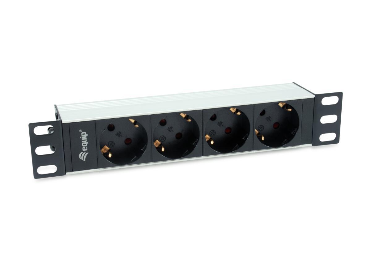 Equip 333311 power distribution unit (PDU) 4 AC outlet(s) 1U Black, Silver | JAR Computers Equip 333311 power distribution unit (PDU) 4 AC outlet(s) 1U Black, Silver
