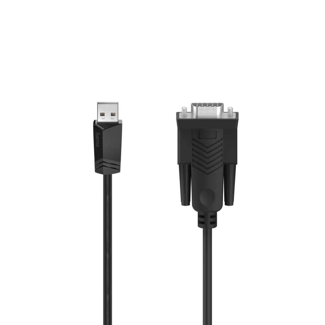 Hama 00200622 сериен кабел Черен 1,5 м Sub-D USB-A | JAR Computers Hama 00200622 сериен кабел Черен 1,5 м Sub-D USB-A