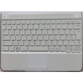Клавиатура за лаптоп Samsung Mini Laptop N220 White UK Keyboard+Palmrest+Touch | JAR Computers Клавиатура за лаптоп Samsung Mini Laptop N220 White UK Keyboard+Palmrest+Touch
