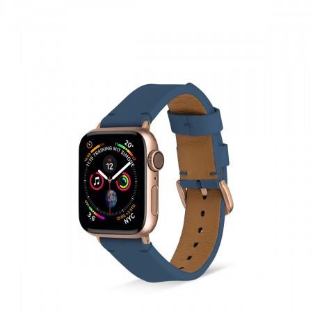 Кожена (естествена кожа) каишка за Apple Watch 38мм, 40мм, 41мм - Artwizz WatchBand Leather (син) | JAR Computers Кожена (естествена кожа) каишка за Apple Watch 38мм, 40мм, 41мм - Artwizz WatchBand Leather (син)