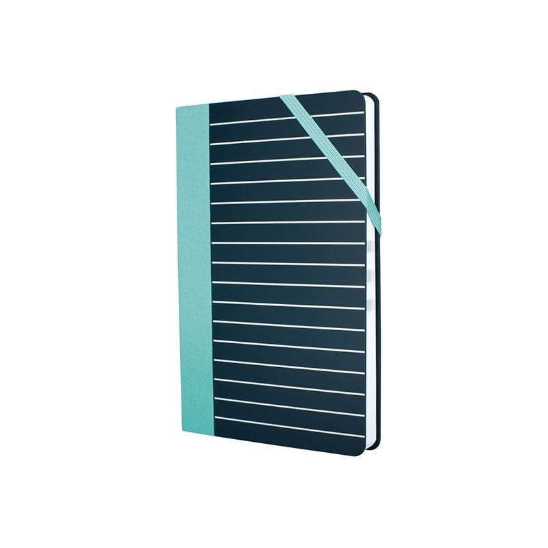 Milan Тефтер Stripes, А5, с ластик, на квадратчета, 80 g, 104 листа, 5 броя | JAR Computers Milan Тефтер Stripes, А5, с ластик, на квадратчета, 80 g, 104 листа, 5 броя