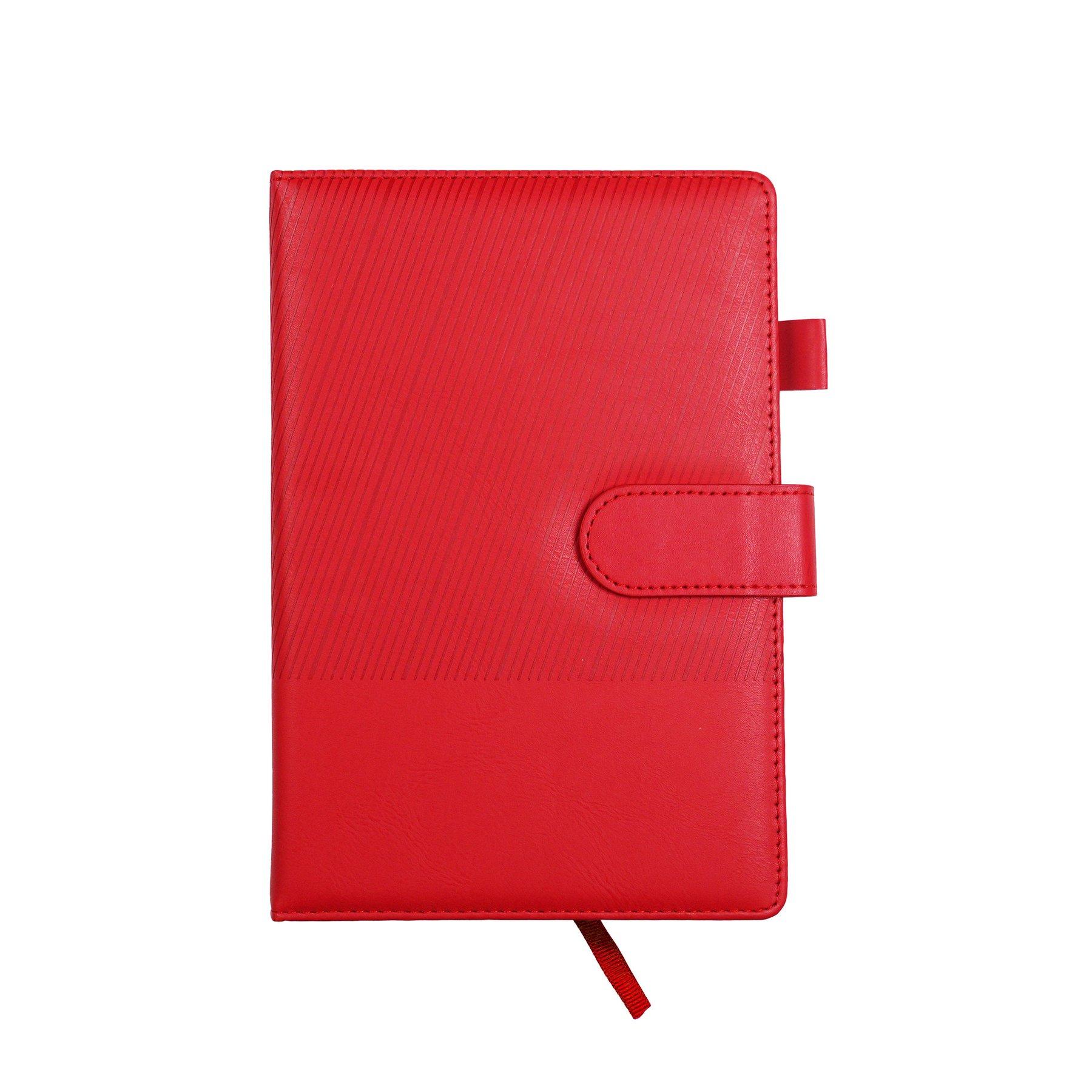 Office 1 Бележник, с магнитно закопчаване, без дати, А5, червен | JAR Computers Office 1 Бележник, с магнитно закопчаване, без дати, А5, червен