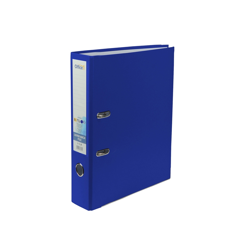 Office 1 Класьор, 5 cm, с метален кант, син