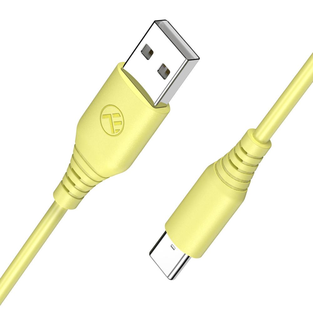 Tellur TLL155400 кабел за данни USB-A към USB-C, 1 м, жълт | JAR Computers Tellur TLL155400 кабел за данни USB-A към USB-C, 1 м, жълт