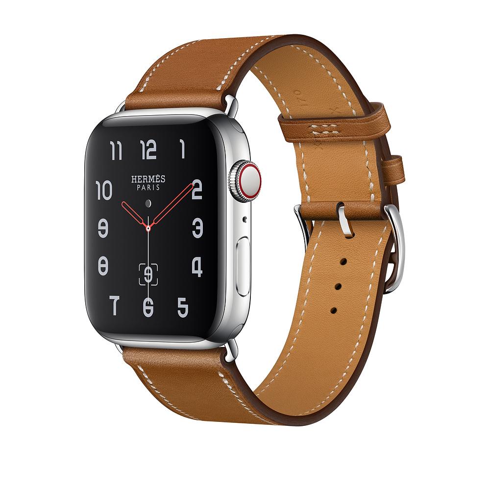 Умен часовник от Apple - Apple Watch Hermès Series 4, 44mm Stainless Steel Case with Fauve Barenia Leather Single Tour, GPS + Cellular | JAR Computers Умен часовник от Apple - Apple Watch Hermès Series 4, 44mm Stainless Steel Case with Fauve Barenia Leather Single Tour, GPS + Cellular