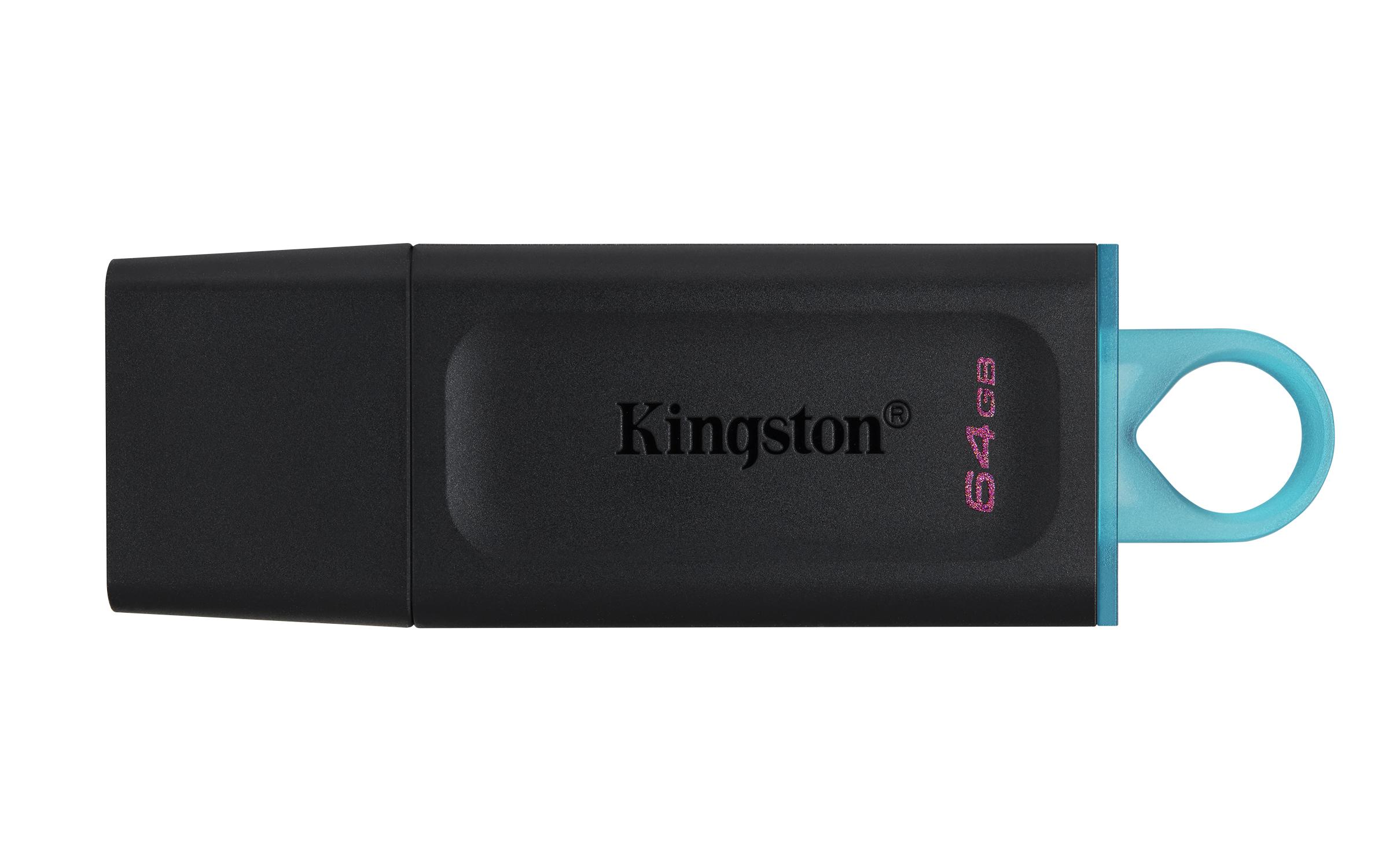 $$$USB памет KINGSTON DataTraveler Exodia 64GB, USB 3.2 Gen 1, Черен$$$
