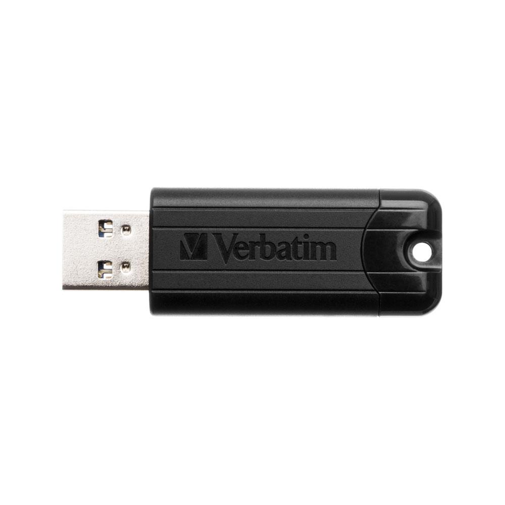 Verbatim USB флаш памет Pinstripe, USB 3.2 G1, 128 GB, черна | JAR Computers Verbatim USB флаш памет Pinstripe, USB 3.2 G1, 128 GB, черна