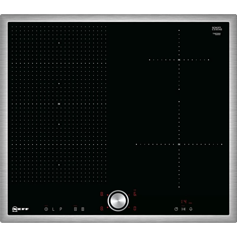 Вграден керамичен плот NEFF T56BT50N0 , Индукционен