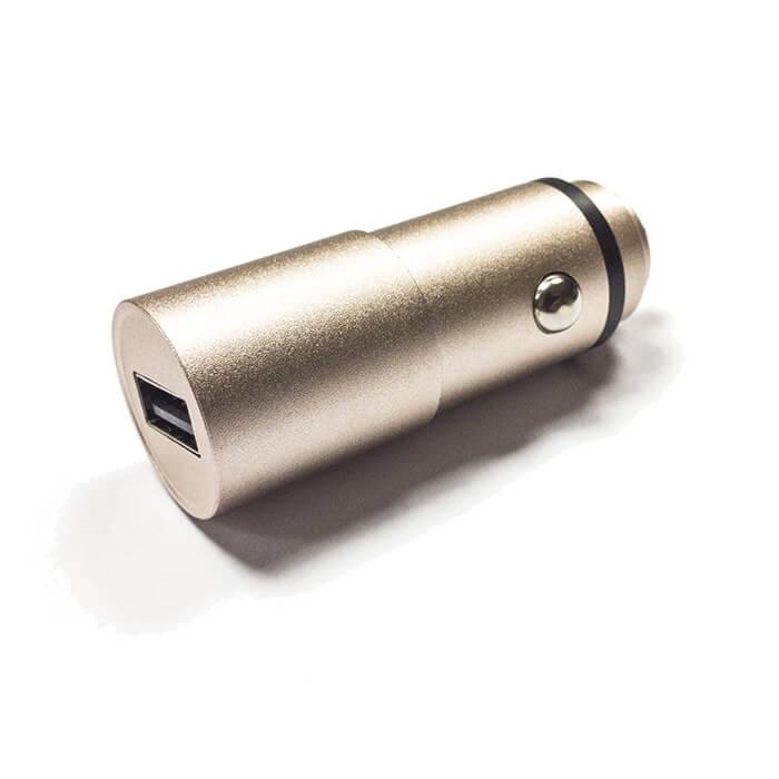 Зарядно за кола (2.4 Ампера) с USB изход за смартфони и таблети - Zuoqi USB Car Charger (златист) | JAR Computers Зарядно за кола (2.4 Ампера) с USB изход за смартфони и таблети - Zuoqi USB Car Charger (златист)