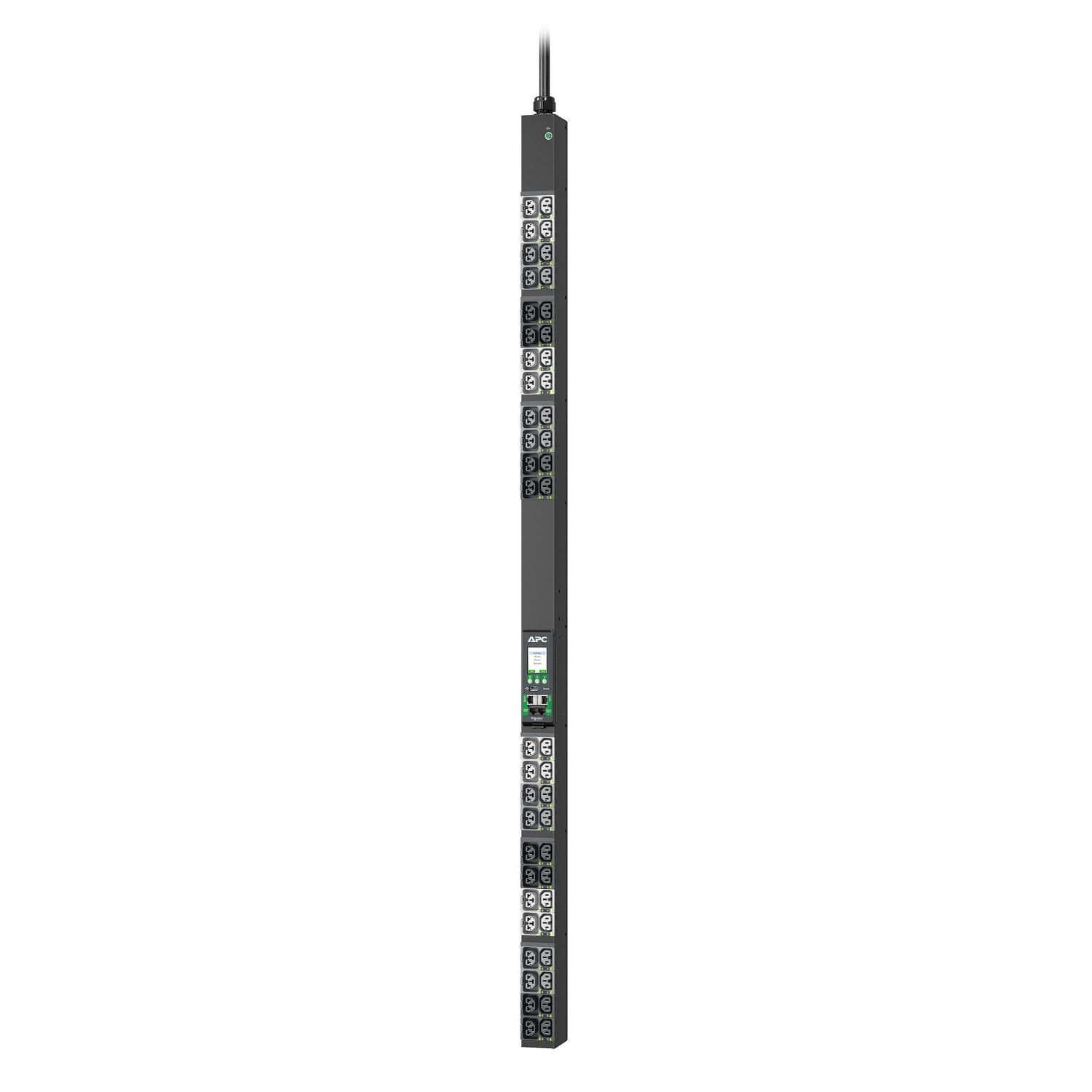APC NetShelter Rack PDU Advanced разпределител на напрежение (PDU) 48 Изход(и) за променлив ток 0U Черен | JAR Computers APC NetShelter Rack PDU Advanced разпределител на напрежение (PDU) 48 Изход(и) за променлив ток 0U Черен