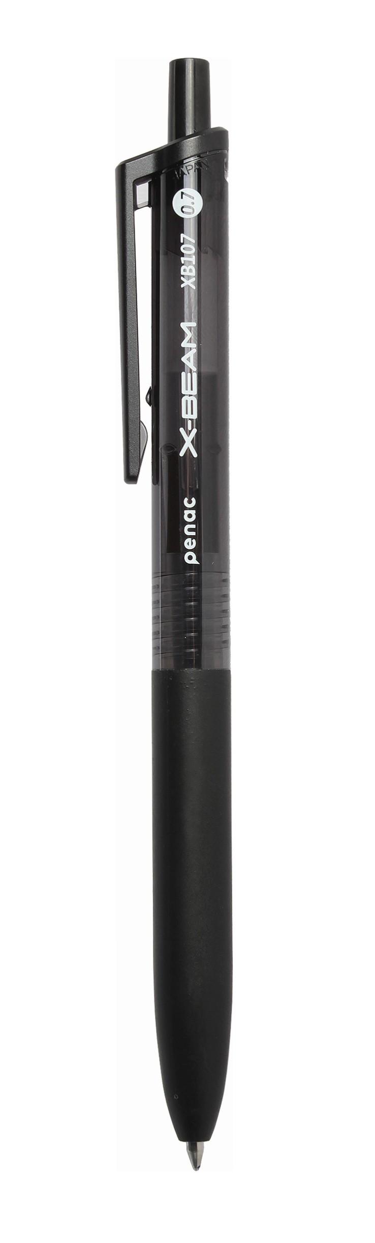 Автоматична химикалка Penac X-BEAM XB107, с грип, 0.7 мм, черна | JAR Computers Автоматична химикалка Penac X-BEAM XB107, с грип, 0.7 мм, черна