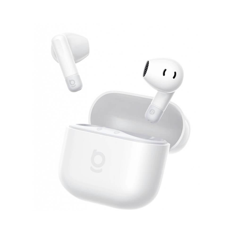 Безжични слушалки със зареждащ кейс - Baseus Bowie Bass BS2 Lite TWS In-Ear Bluetooth Earbuds (A0010A03) (бял) | JAR Computers Безжични слушалки със зареждащ кейс - Baseus Bowie Bass BS2 Lite TWS In-Ear Bluetooth Earbuds (A0010A03) (бял)