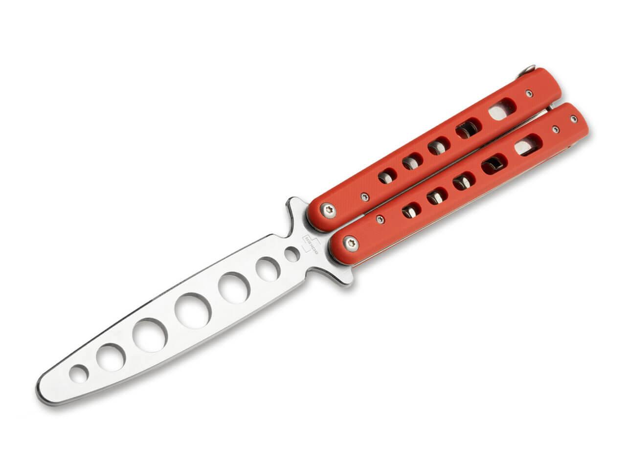 Джобен нож Boker Plus Balisong Trainer Red | JAR Computers Джобен нож Boker Plus Balisong Trainer Red