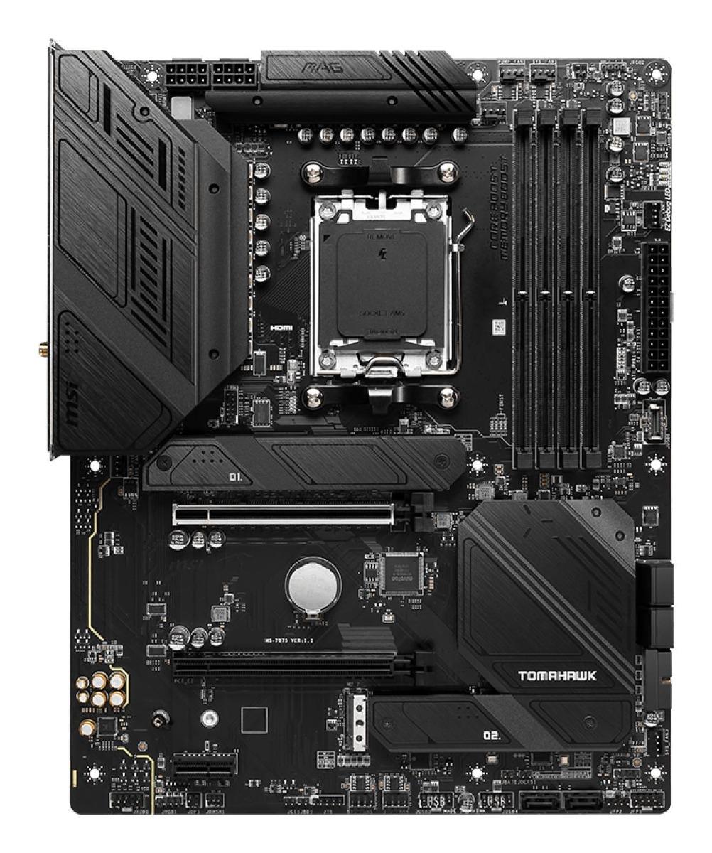 Дънна платка MSI Motherboard MAG B650 Tomahawk Wifi / 7D75-001R Black - PN 7D75-001R | JAR Computers Дънна платка MSI Motherboard MAG B650 Tomahawk Wifi / 7D75-001R Black - PN 7D75-001R