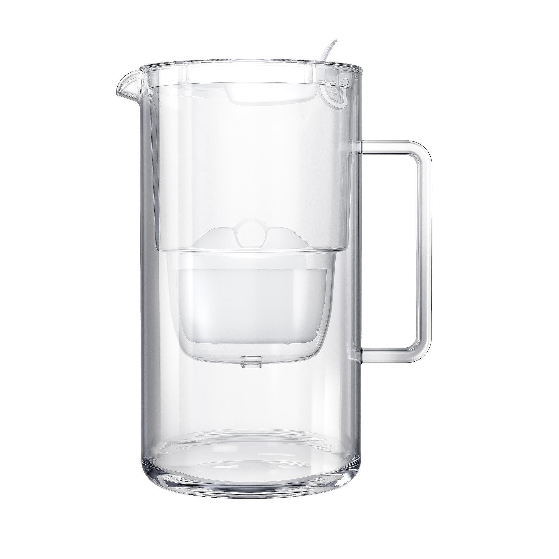 Филтрираща кана Aquaphor GLASS, БЯЛА СТЪКЛЕНА 2.5 л. | JAR Computers Филтрираща кана Aquaphor GLASS, БЯЛА СТЪКЛЕНА 2.5 л.