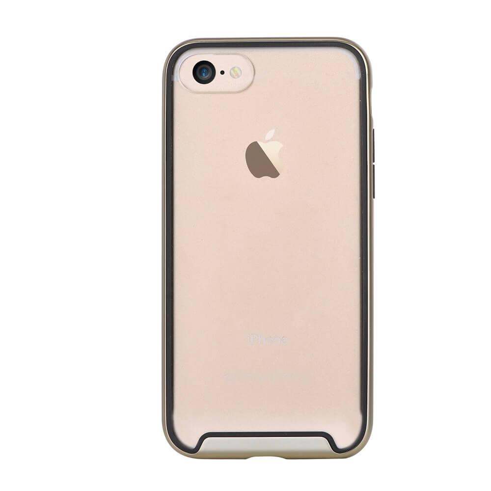 Хибриден удароустойчив кейс за iPhone 8, iPhone 7 - Comma Urban Hard Case (златист-прозрачен) | JAR Computers Хибриден удароустойчив кейс за iPhone 8, iPhone 7 - Comma Urban Hard Case (златист-прозрачен)