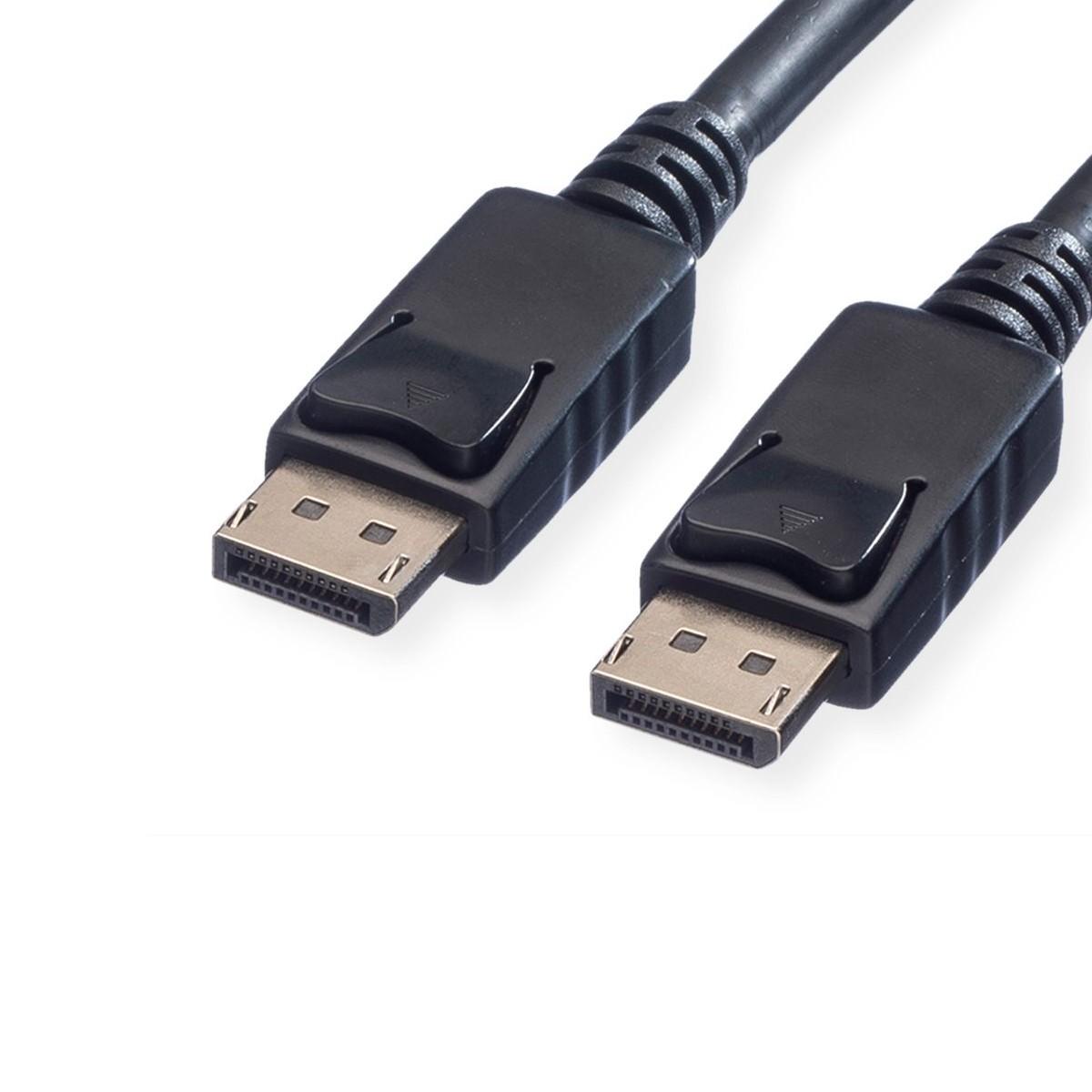 Кабел Roline 11.99.5766, DisplayPort(м) към DisplayPort(м), 4096x2560 @60Hz, 10 м, черен | JAR Computers Кабел Roline 11.99.5766, DisplayPort(м) към DisplayPort(м), 4096x2560 @60Hz, 10 м, черен