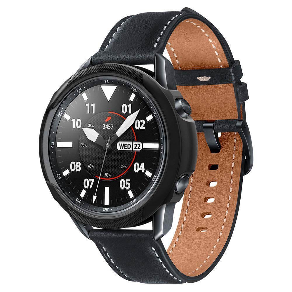 Качествен силиконов (TPU) кейс за Samsung Galaxy Watch 3 45mm - Spigen Liquid Air Case (черен) | JAR Computers Качествен силиконов (TPU) кейс за Samsung Galaxy Watch 3 45mm - Spigen Liquid Air Case (черен)